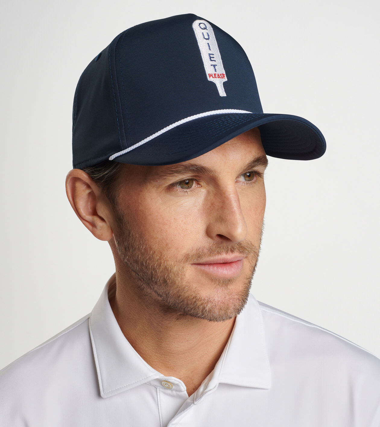 Peter Millar Quiet Please Performance Rope Hat