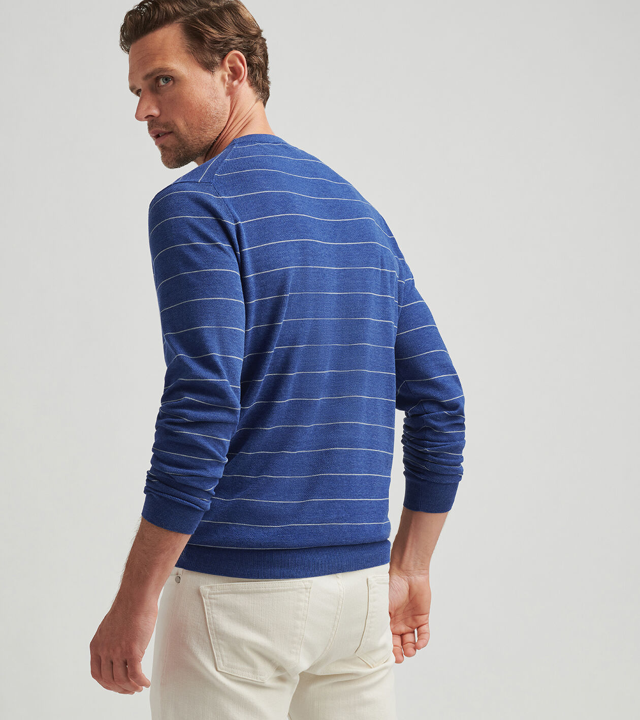 Hastings Stripe Crew Sweater