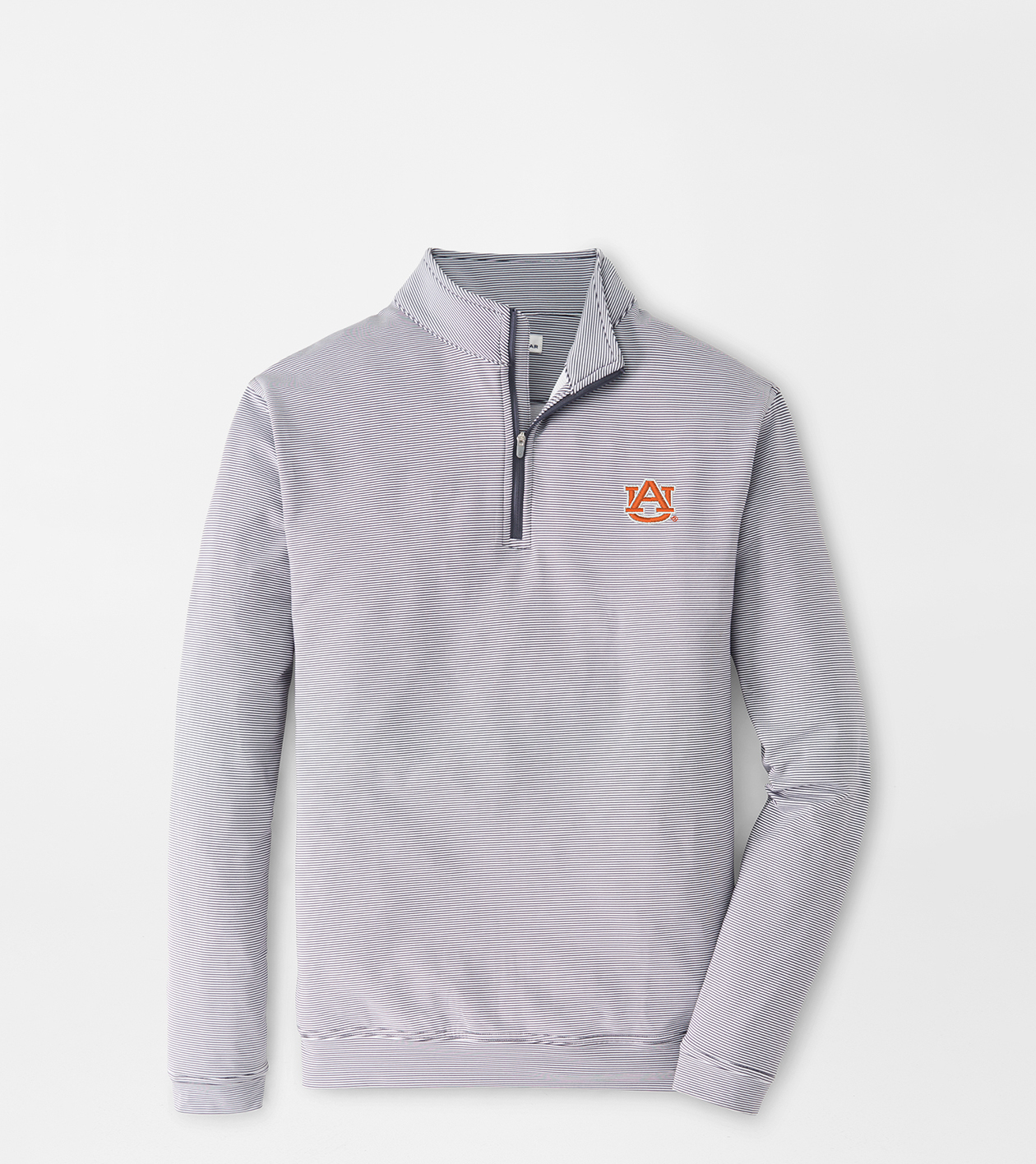 Auburn Perth Sugar Stripe Performance Quarter-Zip | Men's