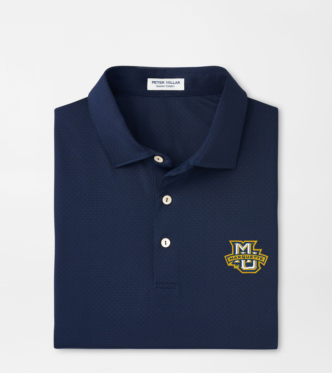 Marquette Tesseract Performance Jersey Polo | Men's Collegiate Apparel ...