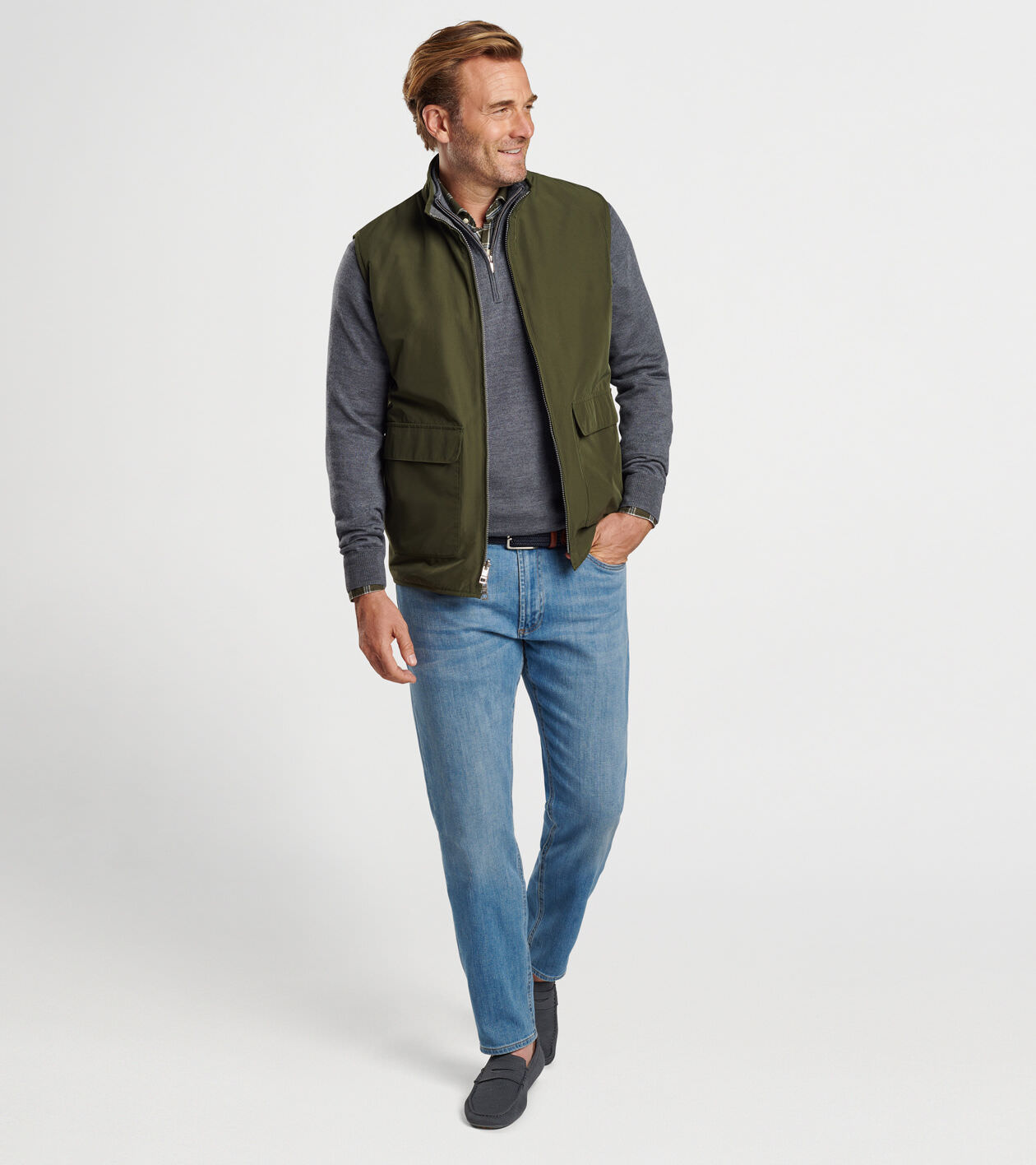 Brentwood Reversible Fleece Vest