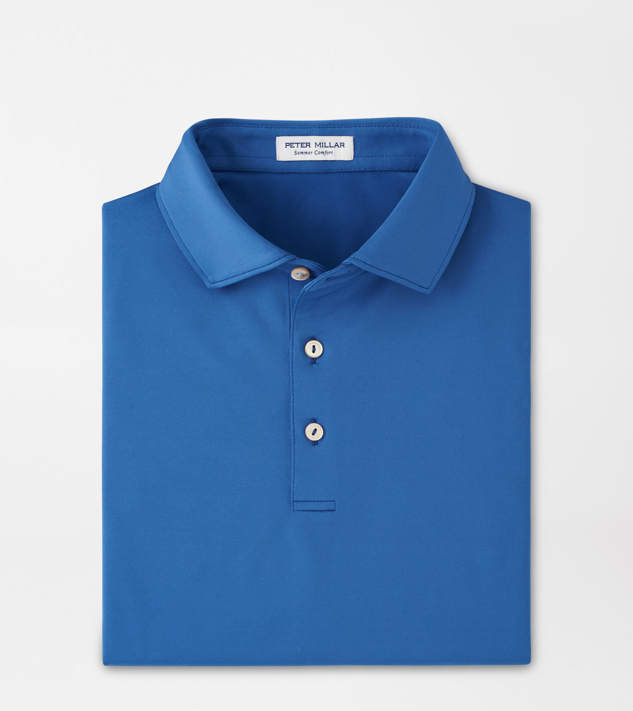 Peter Millar Stretch Jersey Performance Golf buy Polo Mens L Navy Saudi Royal Greens