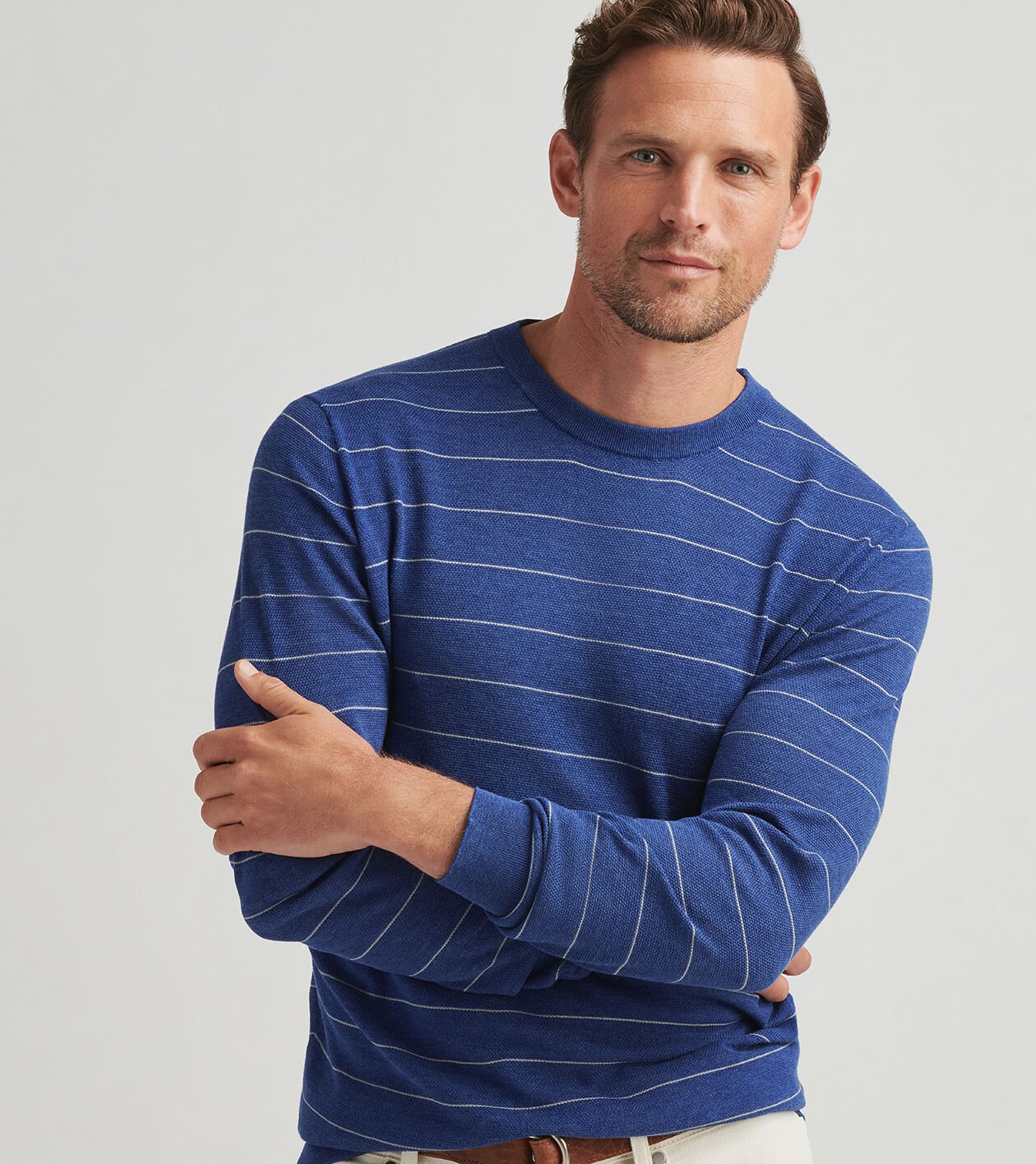 Hastings Stripe Crew Sweater