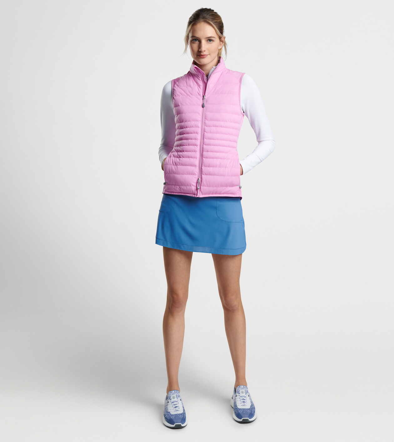 Peter Millar Womens Fuse Hybrid Vest White - SS23 L