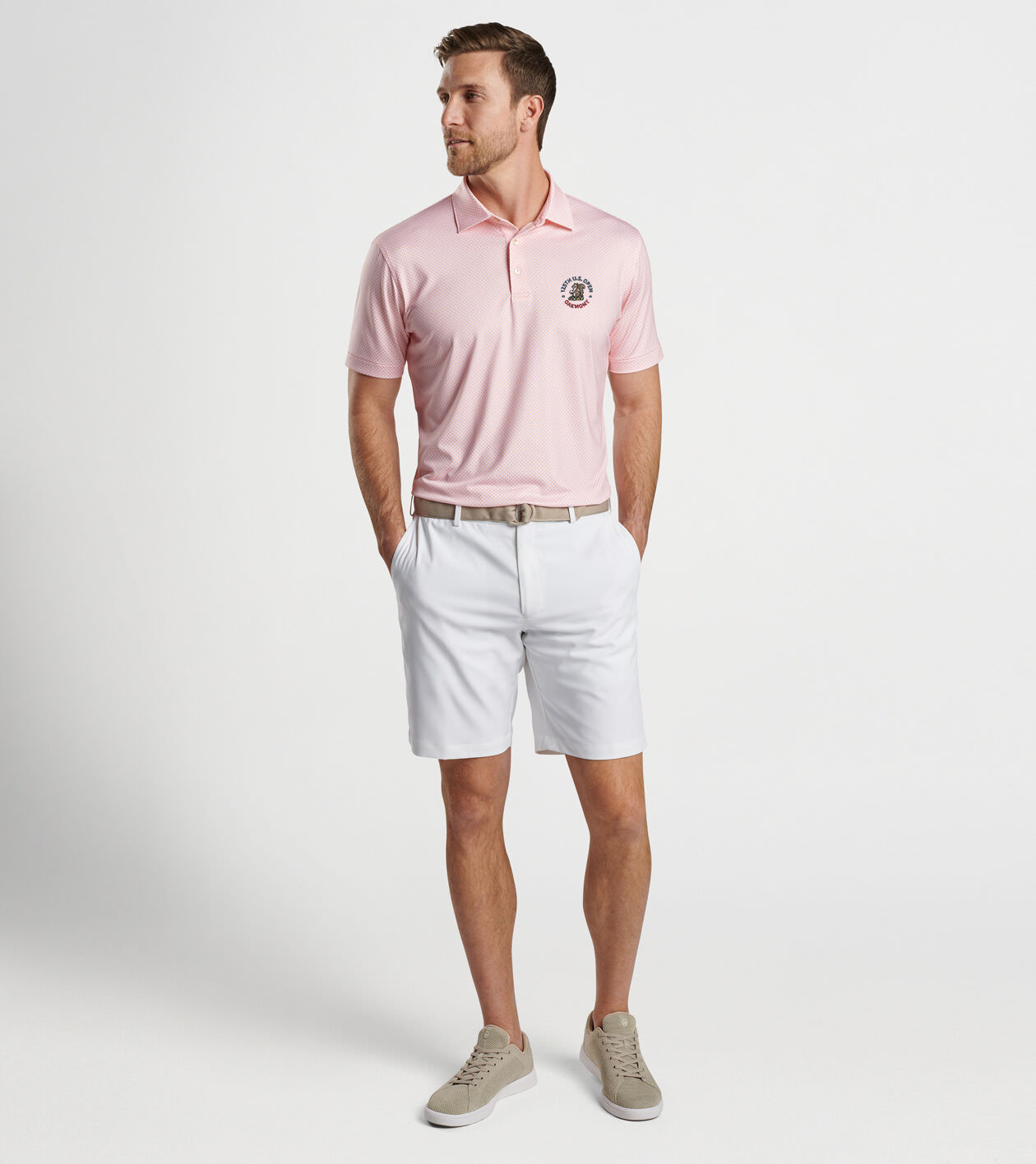 125th U.S. Open Circle Geo Performance Jersey Polo