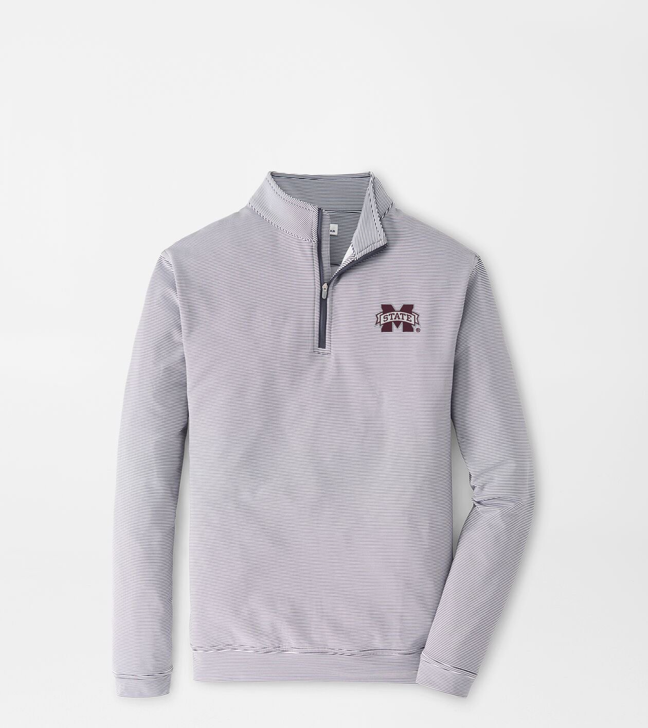 Mississippi State Perth Mini-Stripe Performance Pullover