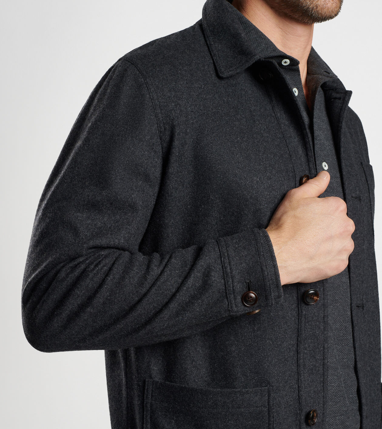 Artisan Crafted Cashmere Chore Coat