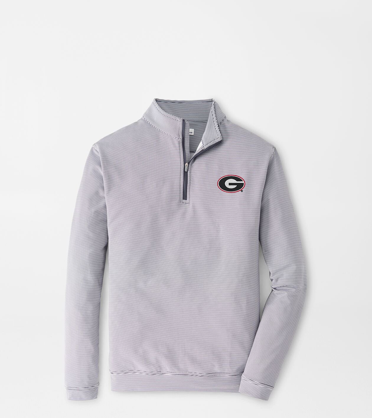 Georgia Perth Mini-Stripe Performance Pullover