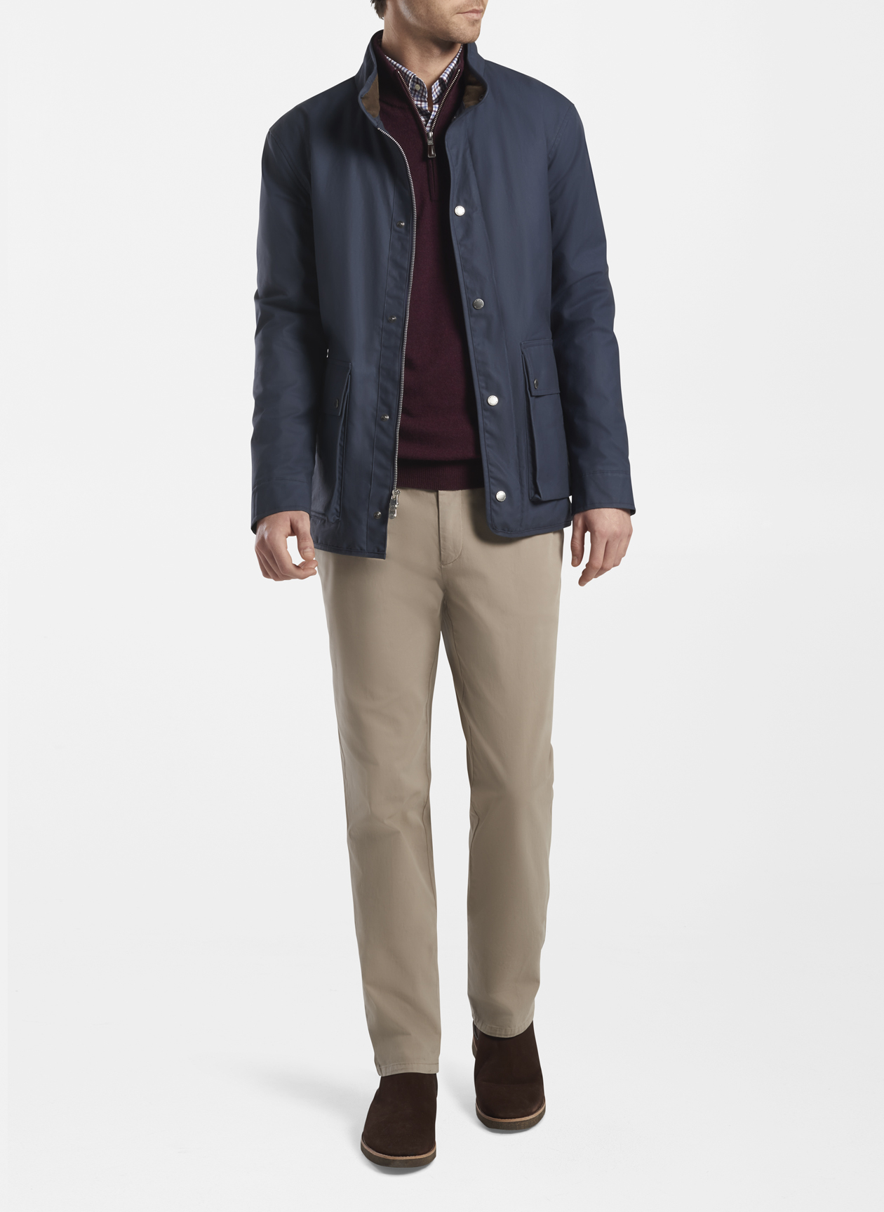 Peter Miller Waxed cotton field store Jacket