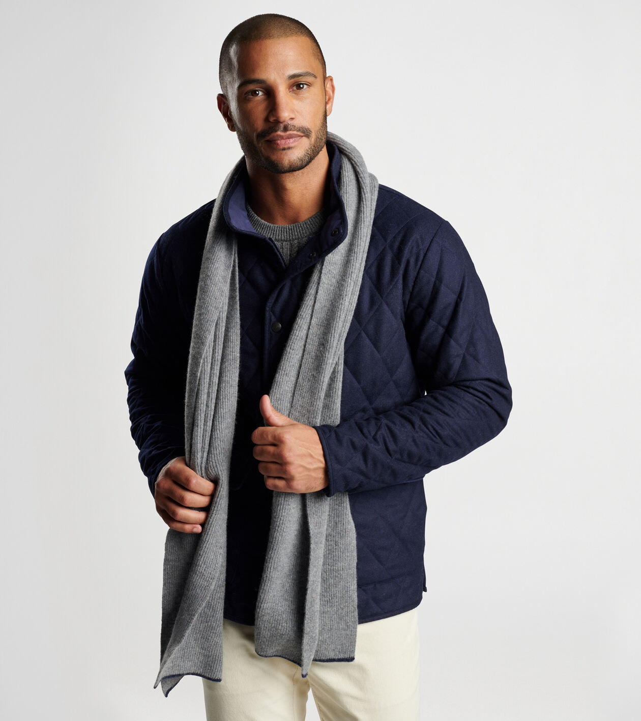 Cashmere English Rib Scarf