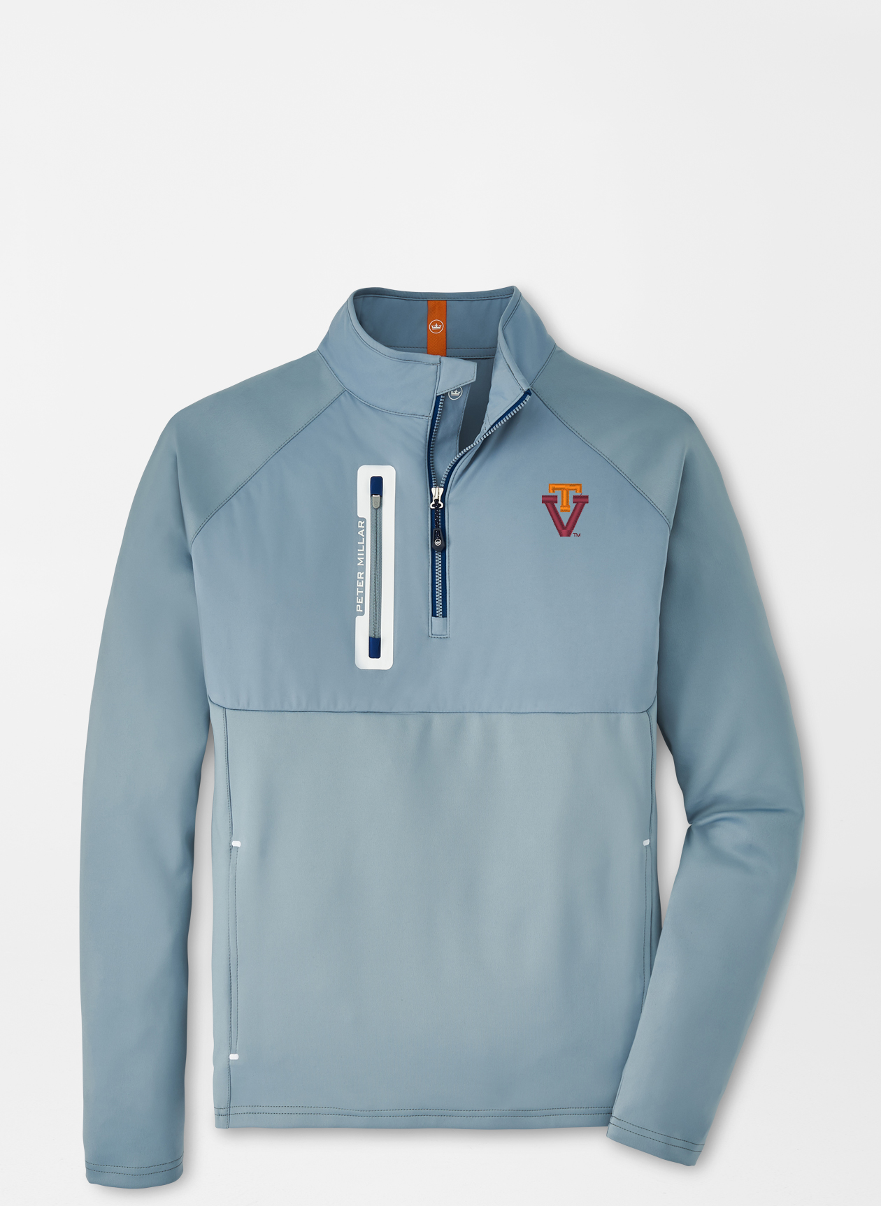 Virginia Tech Vault Hyperlight Weld Hybrid Half-Zip | Peter Millar