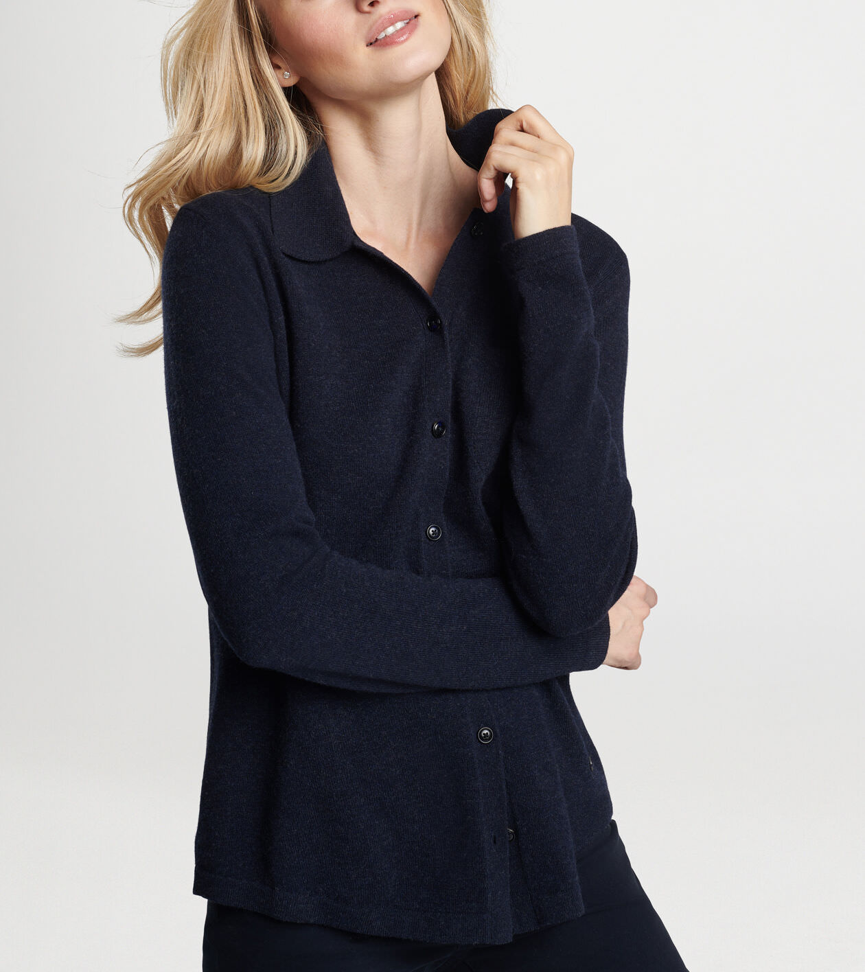 Katharine Collared Cardigan