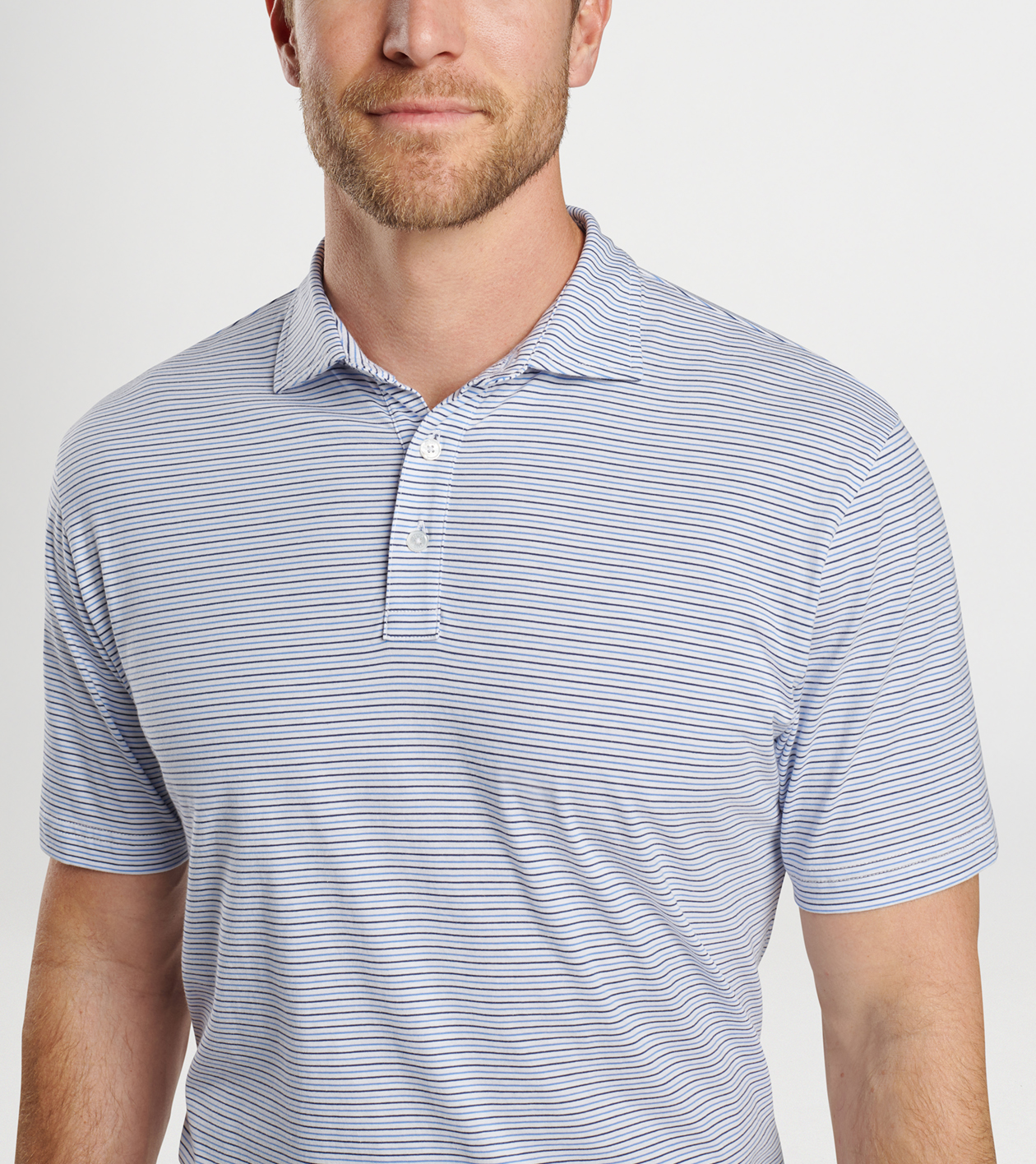 Crown Comfort Cotton Polo Range Stripe