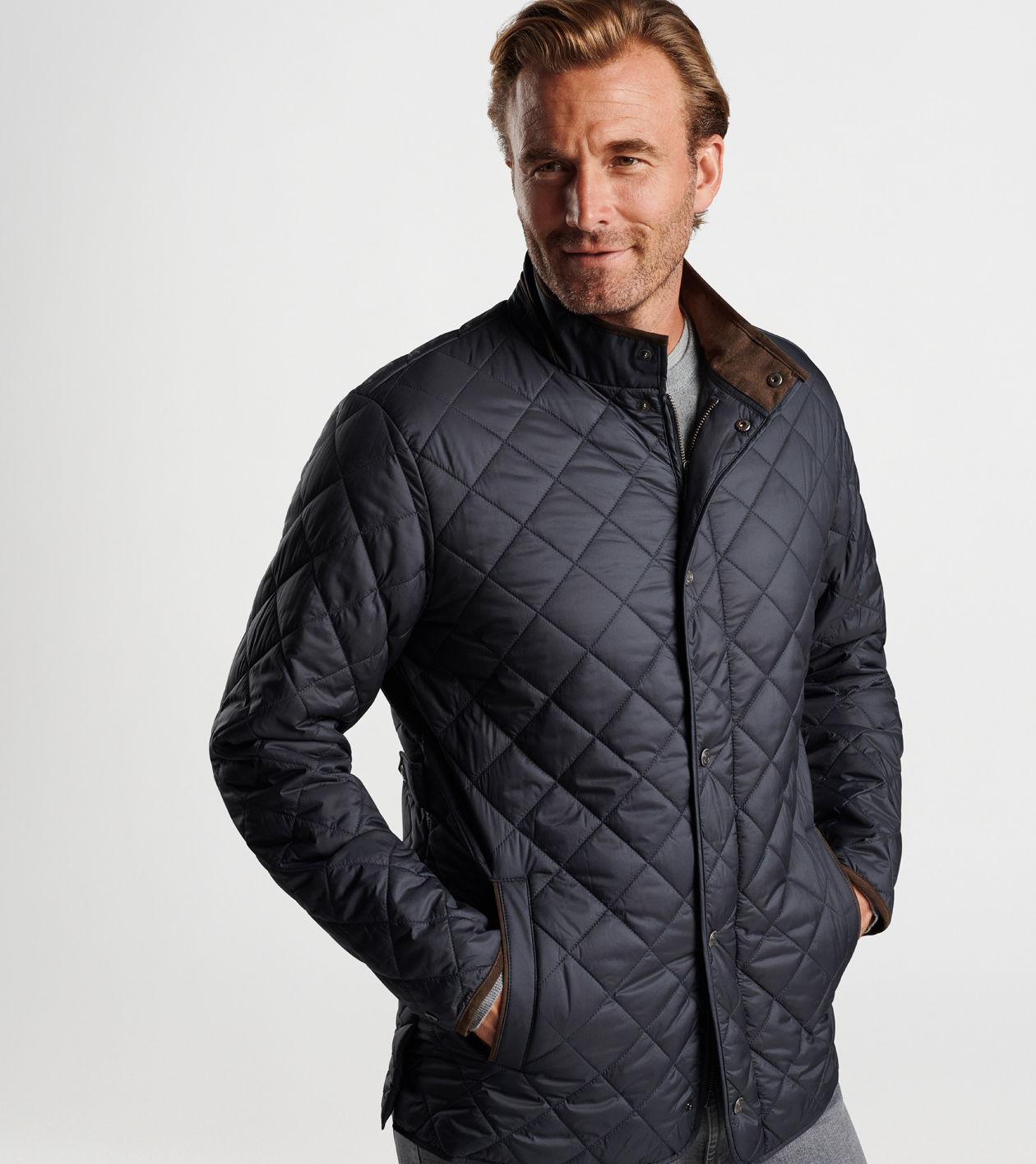 Suffolk Quilted Travel Coat | Men's Jacket's & Coats | Peter Millar