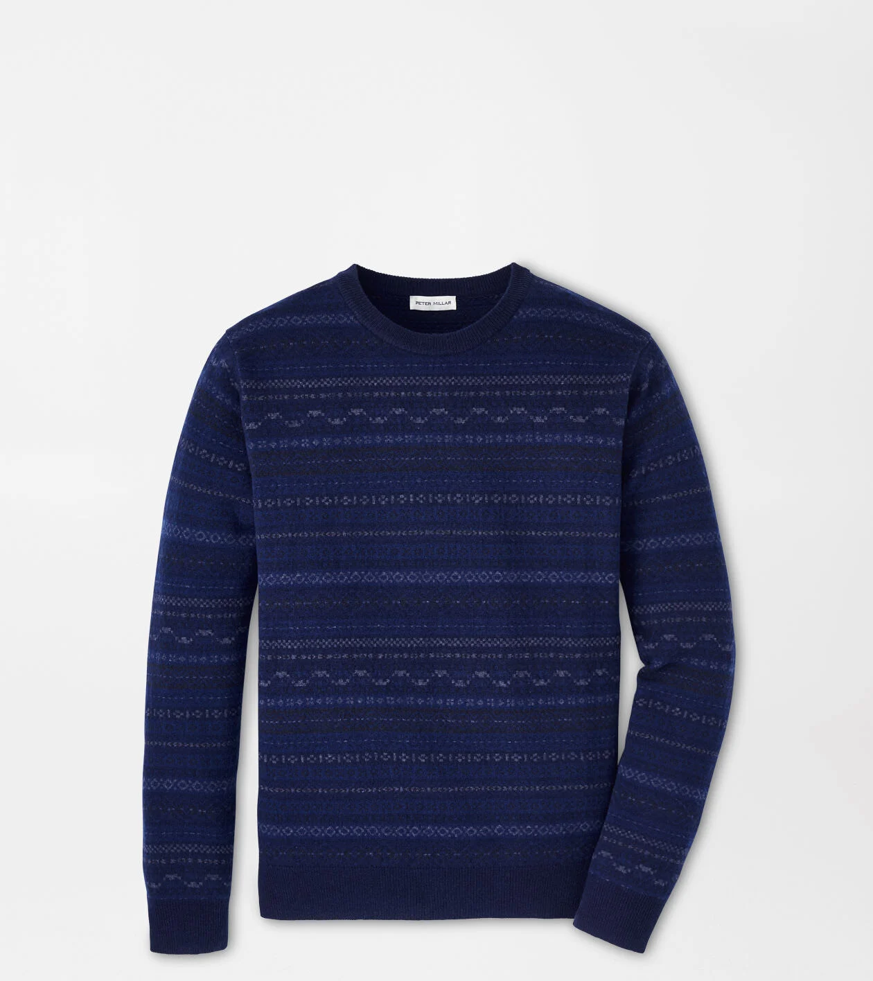 Midnight Fairisle Crewneck Sweater