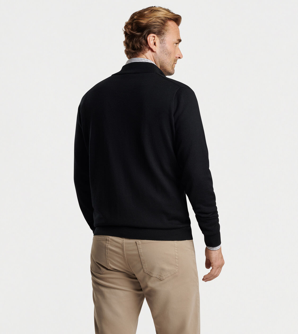 Autumn Crest Suede Trim Quarter-Zip