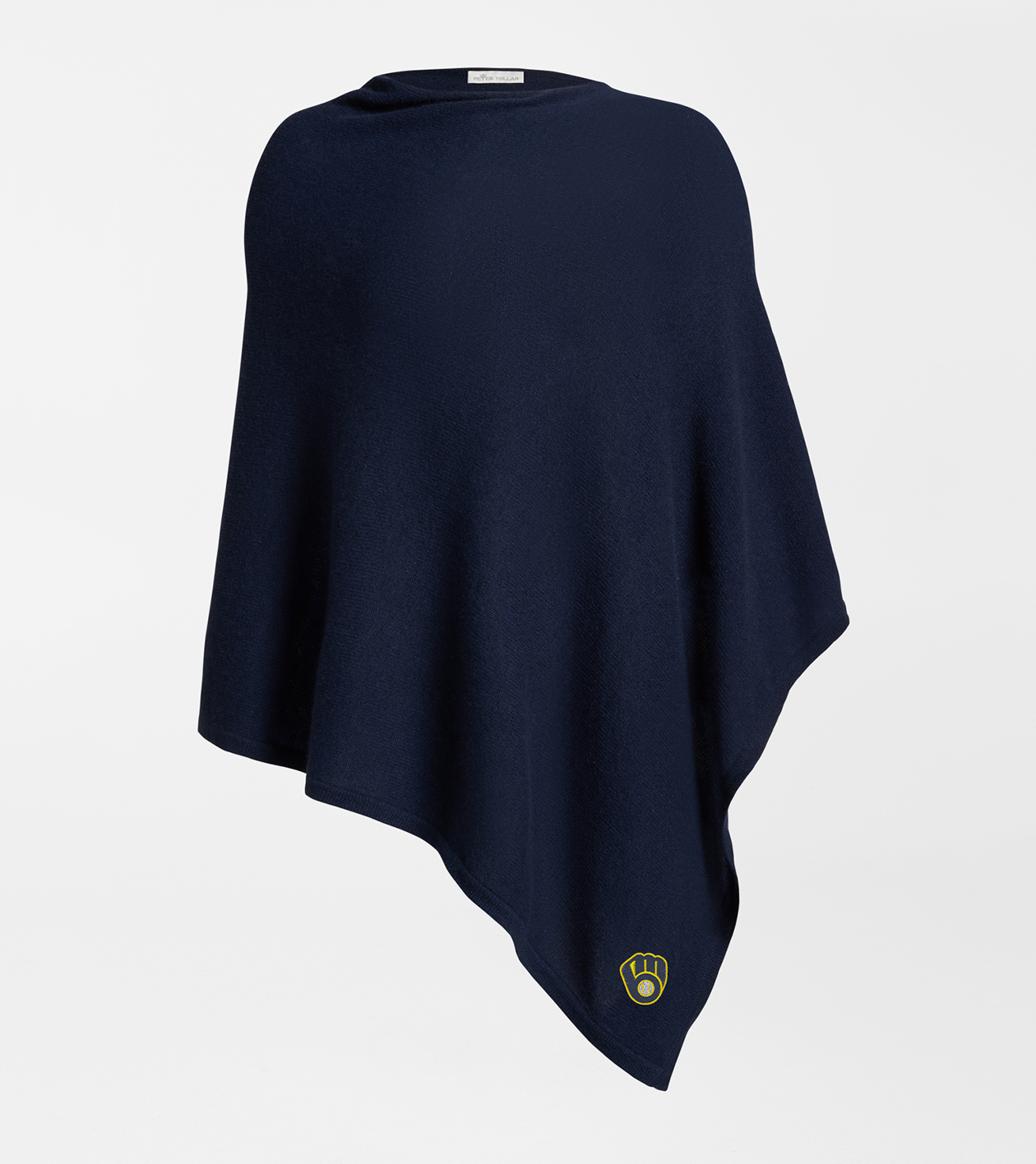 Milwaukee Brewers Essential Cashmere Poncho, Women's MLB Apparel