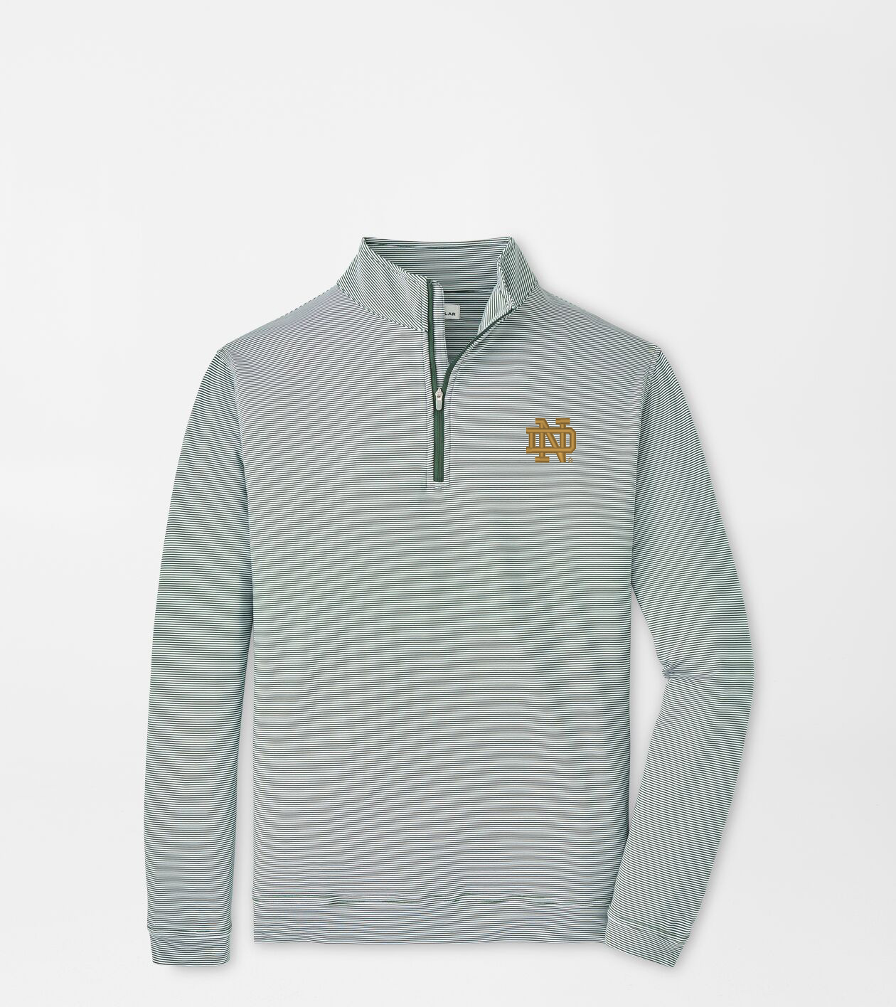 Notre Dame Perth Mini-Stripe Performance Pullover