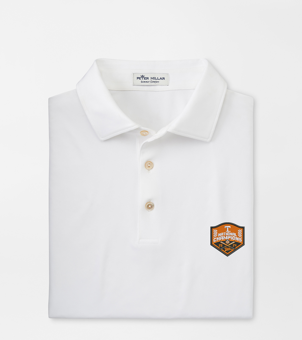 Tennessee College World Series Solid Performance Jersey Polo (Sean Self Collar)