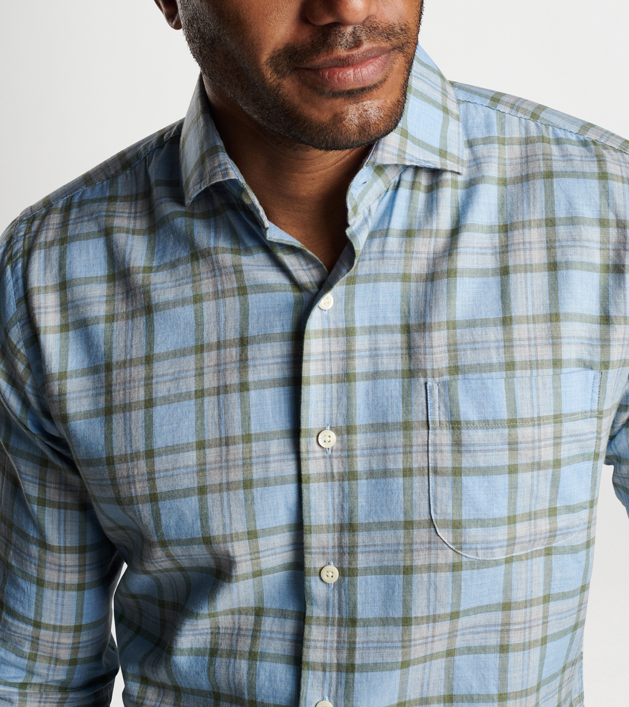 Richmond Cotton Blend Sport Shirt by Peter Millar