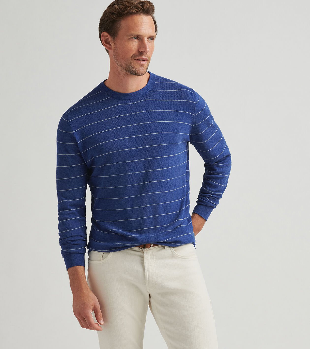 Hastings Stripe Crew Sweater