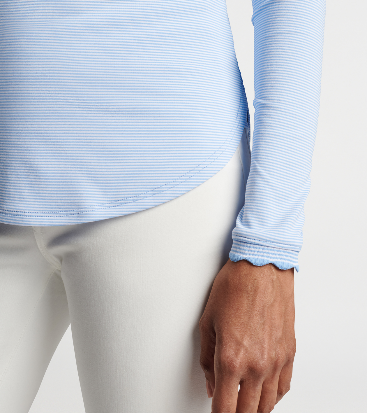 Peter Millar Opal Long-Sleeve Stretch Jersey Polo